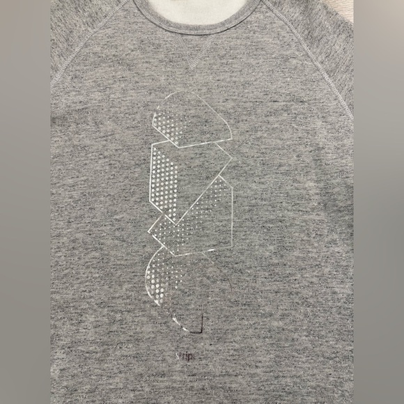 Marine Layer Sweatshirt Mens Gray Geometric Print Pullover Comfort Lounge - Picture 5 of 9